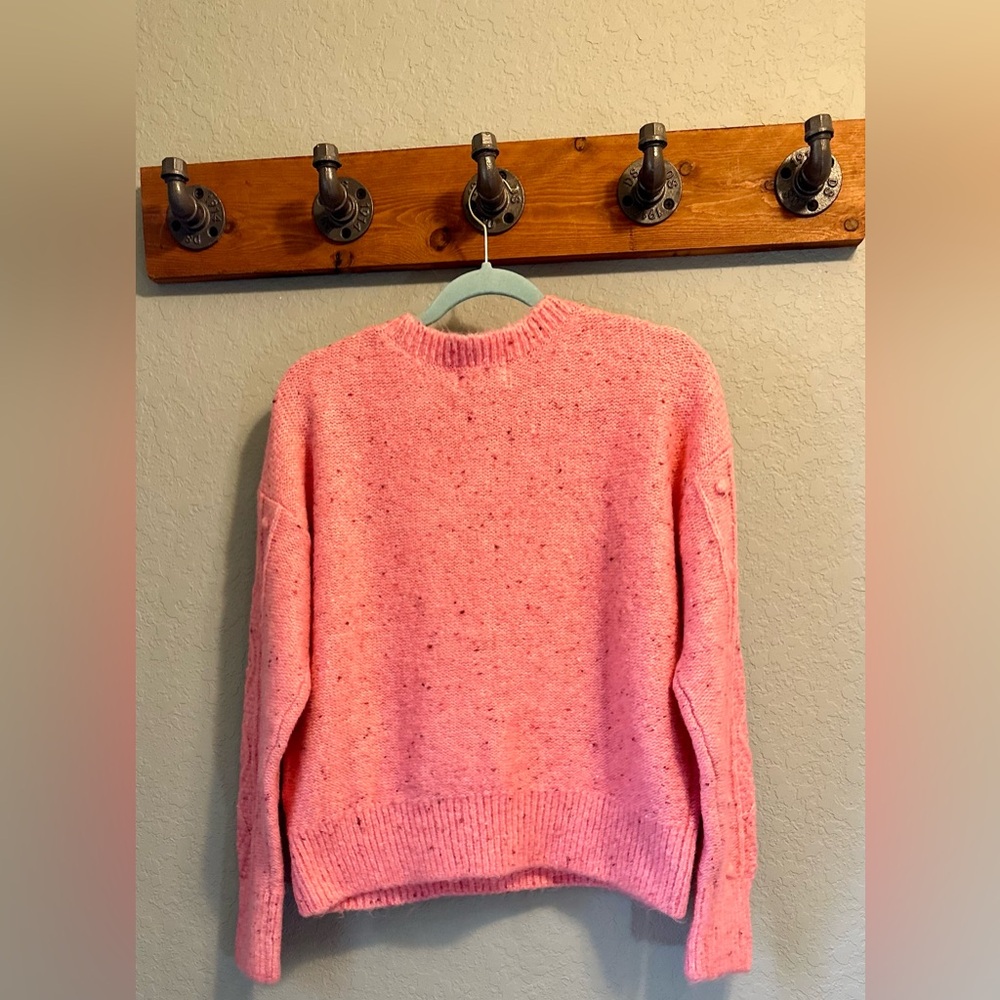 Old Navy Pink Crew Neck Sweater - Picture 2 of 3
